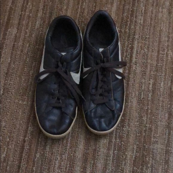 old school leather shoes